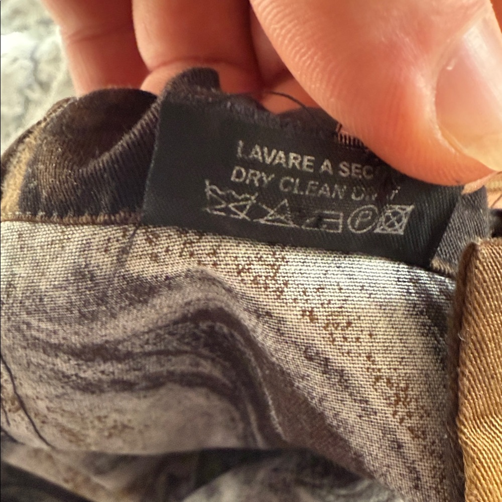 Gucci Black and Brown Marble Pattern Pants - Picture 6 of 8